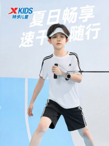 XTEP | New Boys Sportswear Two Piece Set  Short Sleeve and Shorts