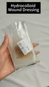 5Pcs Medical Ultra Thin Hydrocolloid Dressing Patches Self Adhesive Wound Dressing Breathable Waterproof Transparent Pad Help Wound Healing