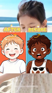 Hi!papa Kids Sun Mist SPF50 PA+++ Water & Sweat Resistant UV Protection For Face & Body Adults Kids 70ml