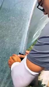 FASHION เทปกันเขต (ปราศจากกาว) เทปเตือน วัสดุสังเคราะห์ PE ความยาว 100m เทปสีแดงและสีเหลือง Warning Tape