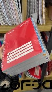 10PCS ZOFDA Double Metal Ring A5 Spiral Notebook For Kids 80 Sheets High Quality Notebook