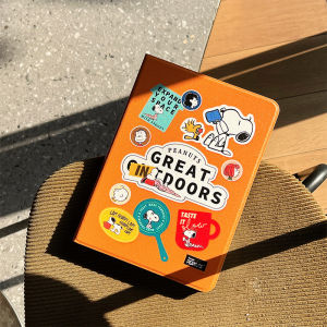 Snoopy Postit Stick iPad 10.2 2019 2020 2021 2022 Protective Case with Pen Slot iPad Air1/2 9.7inch iPad Air3rd Pro 10.5 Leather Case iPad Mini5 Soft iPad Pro 11 2020 2021 iPad Mini 56