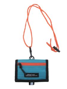 Trendy Hanging Neck Bag Mens and Womens Portable Small Bag Change Document Package Contrast Color Reflective Stripe Shoulder Messenger Bag Card Holder