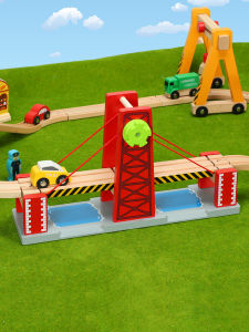 LEKU | Compatible Wooden Track Accessories for Toy Trains