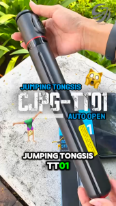 CIJI TT01 Jumping Tongsis Selfie Stick Tripod 2in1 Otomatis Tinggi 1.77M