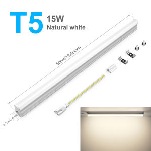 Hospital Garage Lighting Super Bright LED Light Tube T5 (85-265V / T8 (Only 220V)) -1 Lamp Bulb with Screws Ceiling Mounted