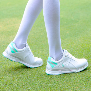 Golf Shoe Womens Waterproof Non-Slip Shoes Knob Elastic Shoelace Golf Sneakers Golf Womens Shoes
