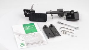 Gas and Brake Pedal Extenders Adjustable Length Angle Auto Vehicles Brake &Accelerator Pedals for Go Kart for Most Vehicle Pedal