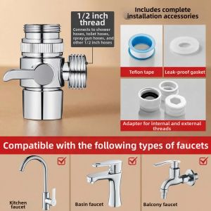 TAOSHI | Dual-Outlet Water Faucet Adapter