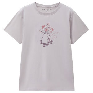 Giordano | New Casual Cotton Floral Print T-shirt
