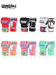 GINGPAI | Găng Tay Đấm Bốc MMA Phủ Ngón Tay Dày