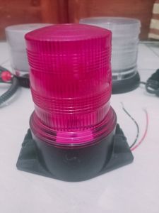 lampu rotary blitz rakitan toples pink 1x kedip 2x kedip 12volt-24volt
