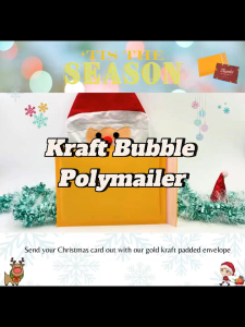 Yellow Kraft Bubble Polymailer/Bubble Mailer Bag/Polymailer Bag with Bubble Wrap/Courier Bag/Padded Mailer Packaging Bag Rainbow Culture