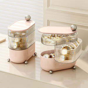 EmmAmy® High-Capacity Jewellery Storage Box Necklace Earrings Hair Clips Headwear Hair Rings Jewelry Organize Cosmetics storage Kids Children hair accessories storage box