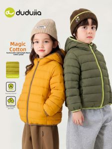 DUDUJIA | Áo Khoác Nỉ Có Mũ Trùm Đầu Dành Cho Bé Trai Và Bé Gái Mùa Đông
