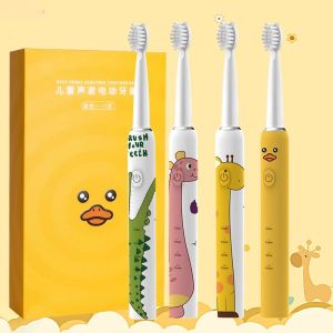 Bàn Chải Đánh Răng Điện Plure CH1905 DUCKY Yellow Cho Trẻ Em Bàn Chải Đánh Răng Mềm USB Sạc Đồ Dùng Vệ Sinh Cá Nhân