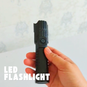 Rechargeable LED Flashlight USB Type-C Torch Light 3 Modes Portable Outdoor Camping Hiking Emergency