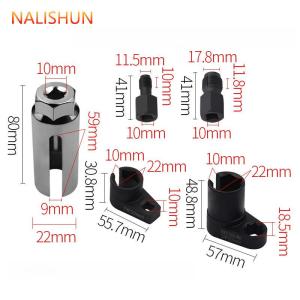 1 Set Oxygen Sensor Socket Wrench Set Automotive O2 Sensor Removal & Installation Tool Kit with Thread Chasers