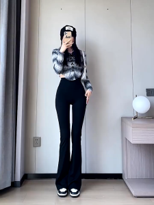 Legging Yoga Celana Cutbray Basic Wide Leg Celana Olahraga Wanita Zumba Senam Aerobik