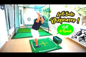 Dispenser Bola Golf Model Hijau: AGDBE