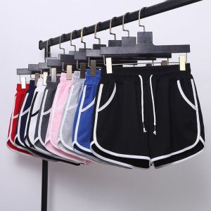 Womens Sporty Summer Shorts Loose Casual High Waist Wide Leg Hot Pants Running Outerwear Elastic Waistband Student Sports