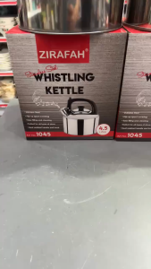 ZIRAFAH Stainless Steel Retro whistling Kettle | Teko Masak Air | Teko Air | Jug Kettle | 3.5L (Cerek) 茶壶