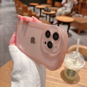 Transparent Silicone Phone Case for  15 pro Max 12 pro 11 pro And 8 plus Protective Cover for Men And Women Anti-Fall And Shockproof