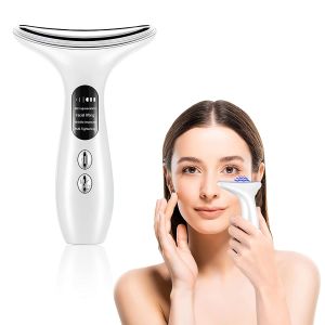 Máy Mát Xa Làm Săn Chắc Da Bằng Liệu Pháp Photon Bằng Đèn LED EMS Giảm Hai Cằm Chống Nhăn Loại Bỏ Thiết Bị Làm Đẹp Nâng Cơ Mặt Cổ
