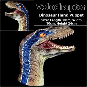 NEW CANNA | Interactive Parent-child Dinosaur Model Puppet Soft Rubber Toy