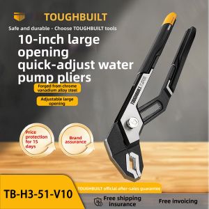 Toughbuilt | Wide Opening Quick Adjustment Water Pump Pliers 10inch