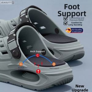 jeagutt | Arch Support Hole Shoes Anti-Slip Sandals
