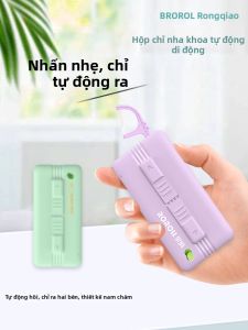 ROROLL | Hộp Dây chỉ Nha Khoa Tự Động Có Từ Tính Đa Năng 2 Sợi