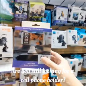 HX-M-X8 Universal Adjustable Car Phone Holder with Suction Cup - Fits Up to 6-Inch Devices