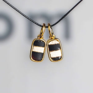 Tibetan Agate Side Hanging Double Line Single Line Beads for DIY Bracelet Accessories Random Pattern Fashion Jewelry