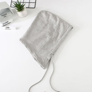 หมวก Hoodie ที่ถอดออกได้ผ้าฝ้ายเนคไทปลอมสําหรับแจ็คเก็ต DENIM K-สไตล์ธรรมดาบรรจุภัณฑ์สีทึบอุปกรณ์เสริม