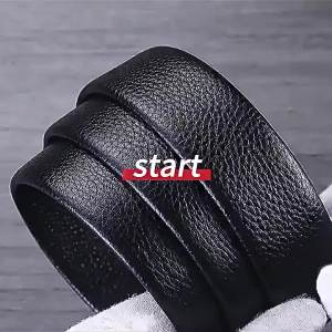 JIFANPAUL | New Genuine Leather Belt For Men Auto Buckle