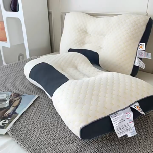 Knitted Cotton Pillow Cervical Spine Protection Sleep Aid Sleep Pillow Core Adult Special Household Dormitory Student Pillow