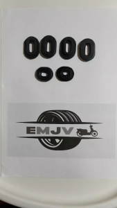 HONDA TMX 125/155 SIDE COVER RUBBER (REPLACEMENT) QTY: 1 SET (4 PCS BIG 2 PCS SMALL)