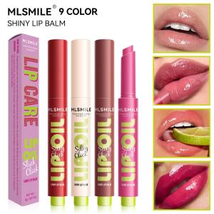 MLSMILE Multicolor Silky Lipstick Hydrating Lip Balm Long Lasting Mirror Gloss Oil Nourishing Radiant Press
