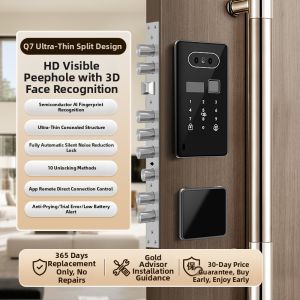 JINRONG | Automated Smart Fingerprint Door Lock with Remote Control
