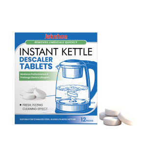 Jakehoe | Jakehoe Instant Kettle Descaler Tablets Powerful Descaling Deep Cleaning Fresh Scent Kettle Limescale Remover Tablets 12pieces