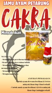 CAKRA MINYAK IKAN - multivitamin ayam