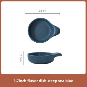 KANGMO | Ceramic Spice Box Set Glass Seasoning Bottles