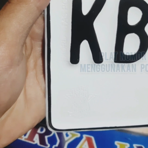 PLAT NOMOR MOTOR ANGKA TERBARU ATAU PONT TERBARU 2 PCS
