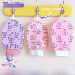 SVORIAHI | Kuromi Childrens 2025 New Bath Towel Strong Mud Rubbing Back Scrubbing Pain-Free Special Glove For Back Care Travel Essential
