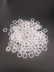 50/100/200/1000Pcs White Plastic Crochet Loop Rings 2cm Round O-Ring for DIY Hand-Knitting Bag Accessory and Crafting Supplies