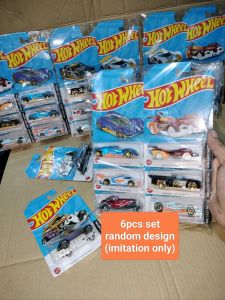 6 PCs set random design class A diecast hot wheels car metal