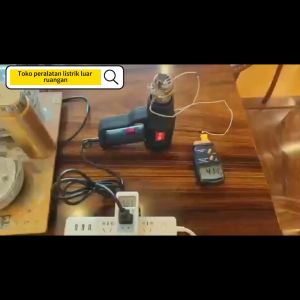 Heat Gun Elektrik Hot Air Gun Pemanas Dryer 2000W Alat Pertukangan Display LCD - QR-866B