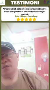 BIXAPRO Mengatasi Lumpuh Stroke Bibir Miring & Stroke Sebelah Kemasan Isi 60 Kapsul