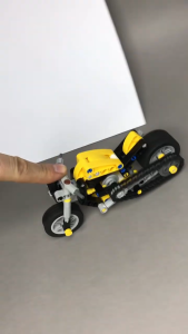 [BrickStory] LEGO Technic Yellow Motorcycle (42225)(151 Pieces) or 42132 3in1 Motorcycle